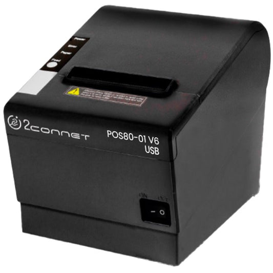 Impresora Térmica 2C-POS80-01-V7 – Conectividad USB, LAN y Bluetooth