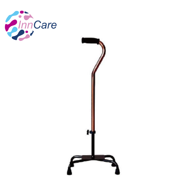 Bastón de Pedestal de 4 Patas InnCare – Estabilidad y Comodidad