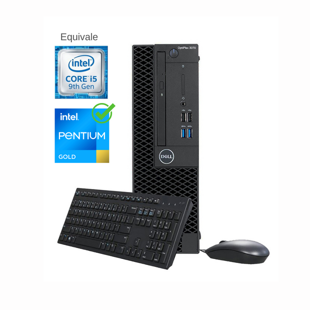 Cpu DELL OptiPlex 3070 Pentium Gold 8GB 256GB SSD Windows 10 Pro