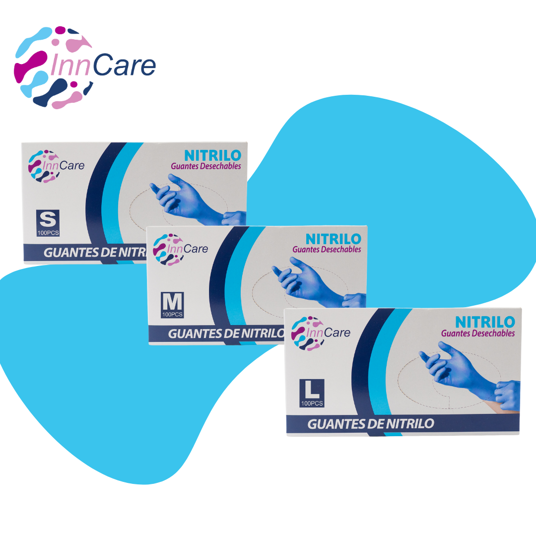 Guantes de Nitrilo Azul InnCare Premium | Alta Calidad y Protección