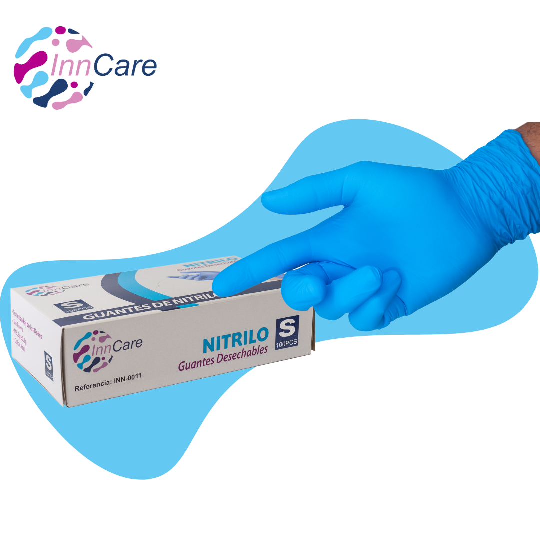 Guantes de Nitrilo Azul InnCare Premium | Alta Calidad y Protección