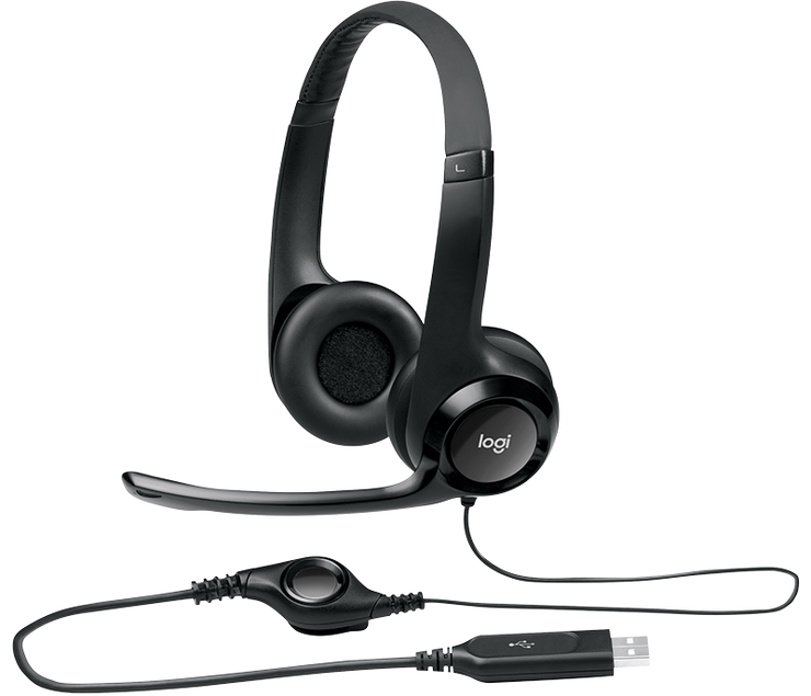 Headset Micrófono Logitech H390 USB con Cancelación de Ruido