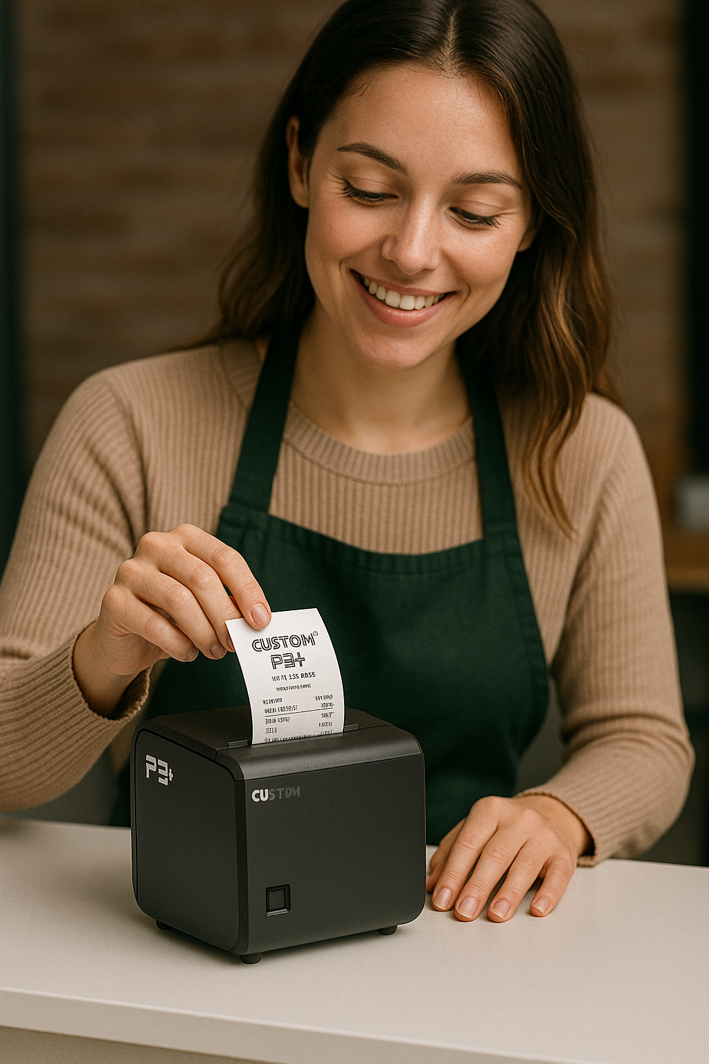 Impresora Térmica 2C-POS80-01-V7 – Conectividad USB, LAN y Bluetooth