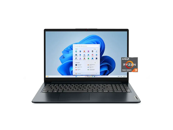 Lenovo IdeaPad 1 – 15.6” FHD | AMD Ryzen 3 | 4GB RAM | 128GB SSD | Windows 11