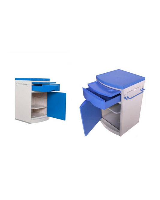 Mesa de Noche InnCare con Ruedas y Mesa Retráctil – ABS Resistente