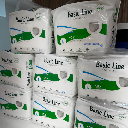 Pañales para Adultos  Basic Line Nateen (Cerrados)