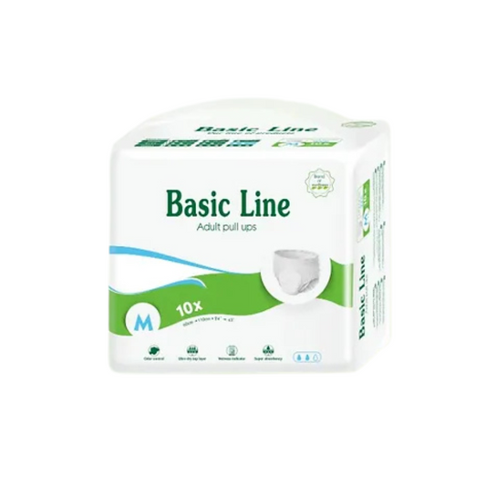 Pañales para Adultos M Basic Line Nateen (Cerrados)