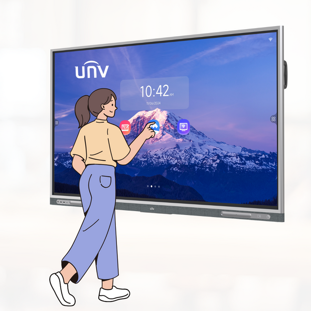 Pantalla Interactiva UNV – Disponible en 65”, 75” y 86”