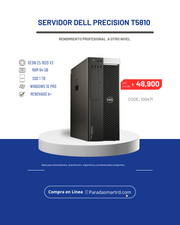 Servidor Dell Precision T5810 Xeon E5 | 64 GB | SSD de 1 TB