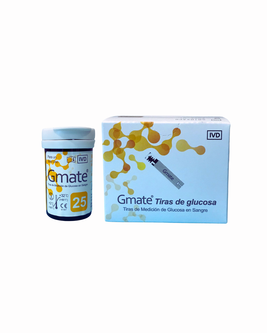 Tirillas para Glucometro Gmate GM10XAPO – Caja de 50 | Precisión en el Control de Glucosa