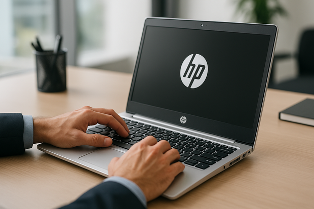 una persona usando notebook HP ProBook 430 G7 
